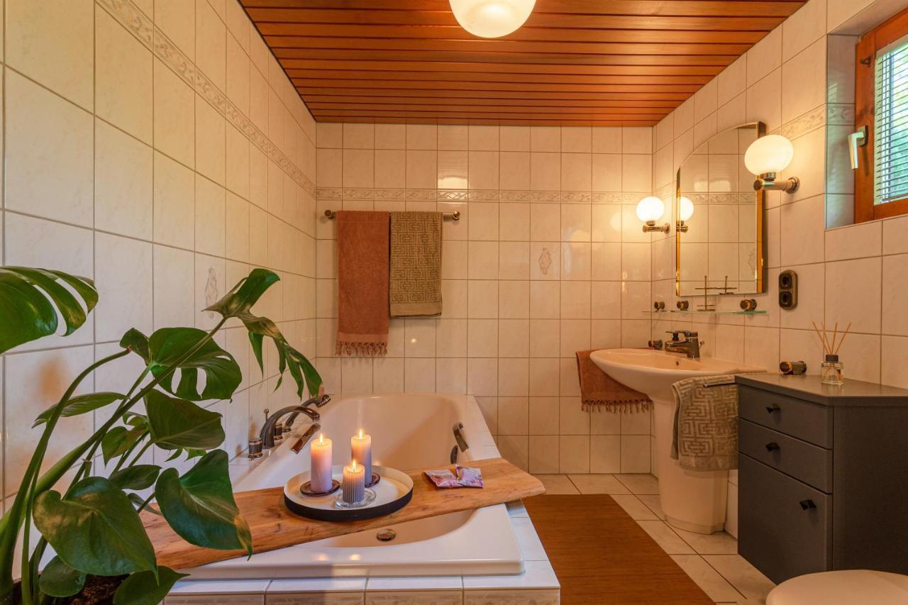 Blockhaus Eifelsteig w/ Kamin Garten&Feuerstelle Berndorf  Exterior foto